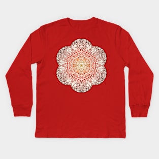 Forest Mandala - Color Kids Long Sleeve T-Shirt